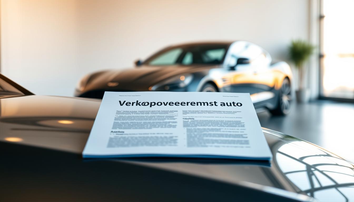 verkoopovereenkomst auto
